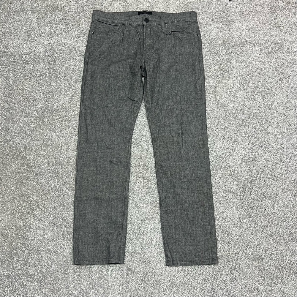 J Brand Pants Mens 38 Kane Gray Orbital Melange Soft Straight Casual